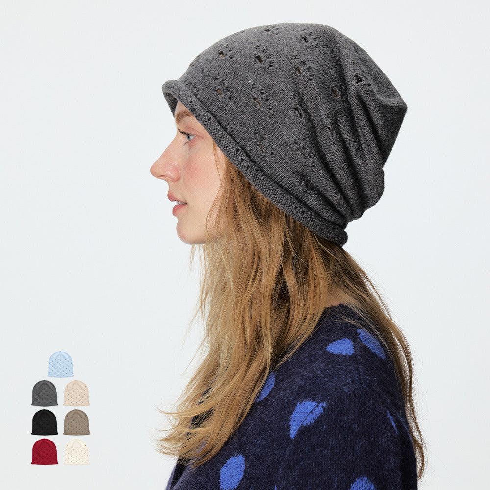 Hollow Out Slouchy Beanie - DippedShop Wholesale - #6739