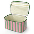Color Block Striped Large Capacity Makeup Bag MK2BW6S10BOB62