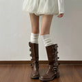 Ribbed Over Knee Socks - DippedShop Wholesale - #3955