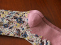 Floral Jacquard Crew Socks - DippedShop Wholesale - #4403