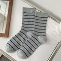 Casual Striped Color Block Slouchy Socks 6W8FSO691