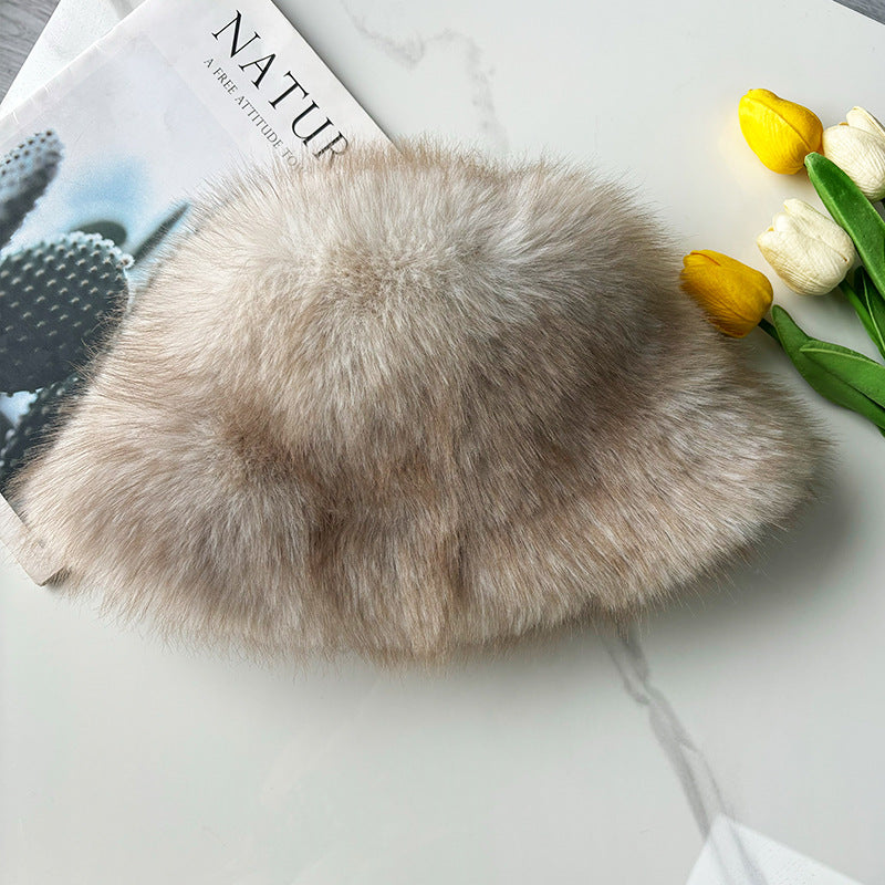Faux Fur Bucket Hat - DippedShop Wholesale - #5523