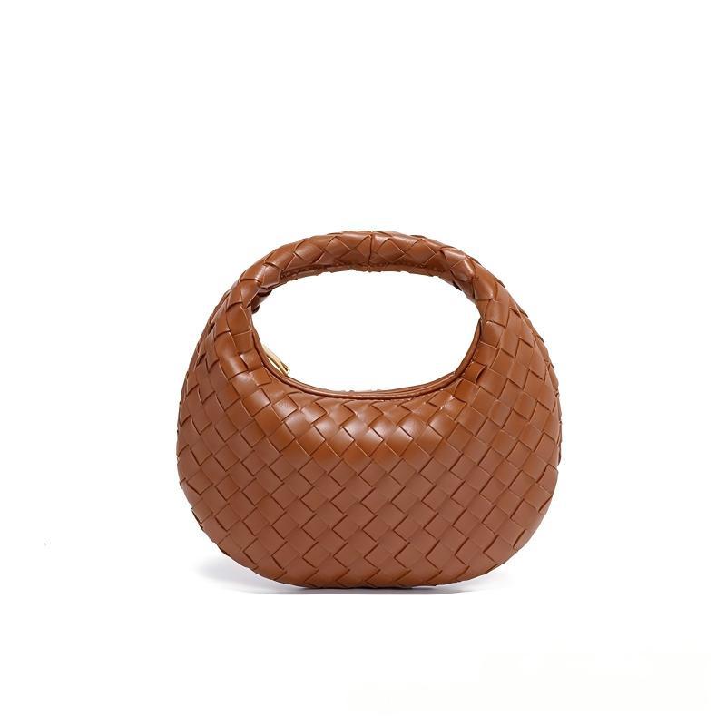 Trendy Hand-Woven Crescent Underarm Handbag 6W10BBG1392