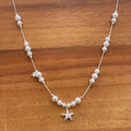 Flower Pearl Choker Necklace - DippedShop Wholesale - #4515