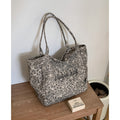 Casual Leopard Print Large Capacity Tote Bag 6W10BBG2352