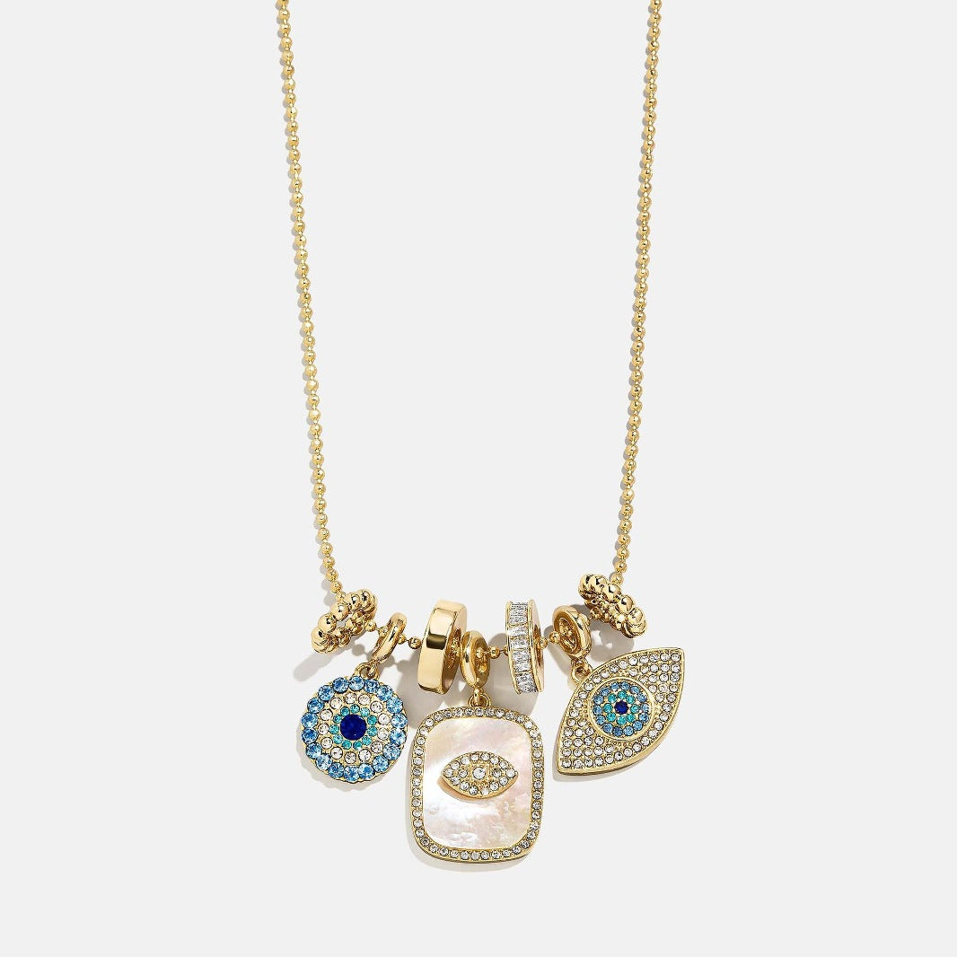 Evil Eye Pendant Choker Necklace - DippedShop Wholesale - #3187