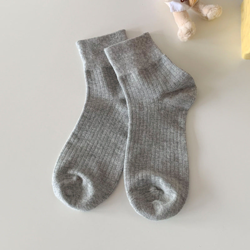 Ribbed Candy Color Socks - DippedShop Wholesale - #9507