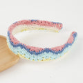 Knit Flower Hair Band - DippedShop Wholesale - #8275