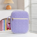 Sweet Bowknot Print Quilt Shell Cosmetic Bag 6S5CO100