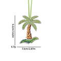 Creative Handmade Beads Coconut Tree Bag Charm 6W10BBC796