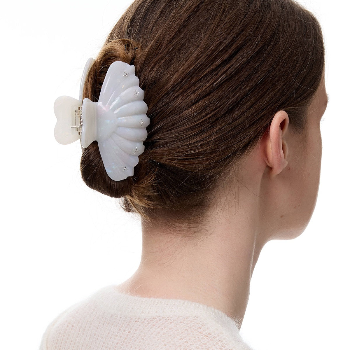 Fashion 3D Shell Medium Acetate Hair Claw 8AS6HCP272L