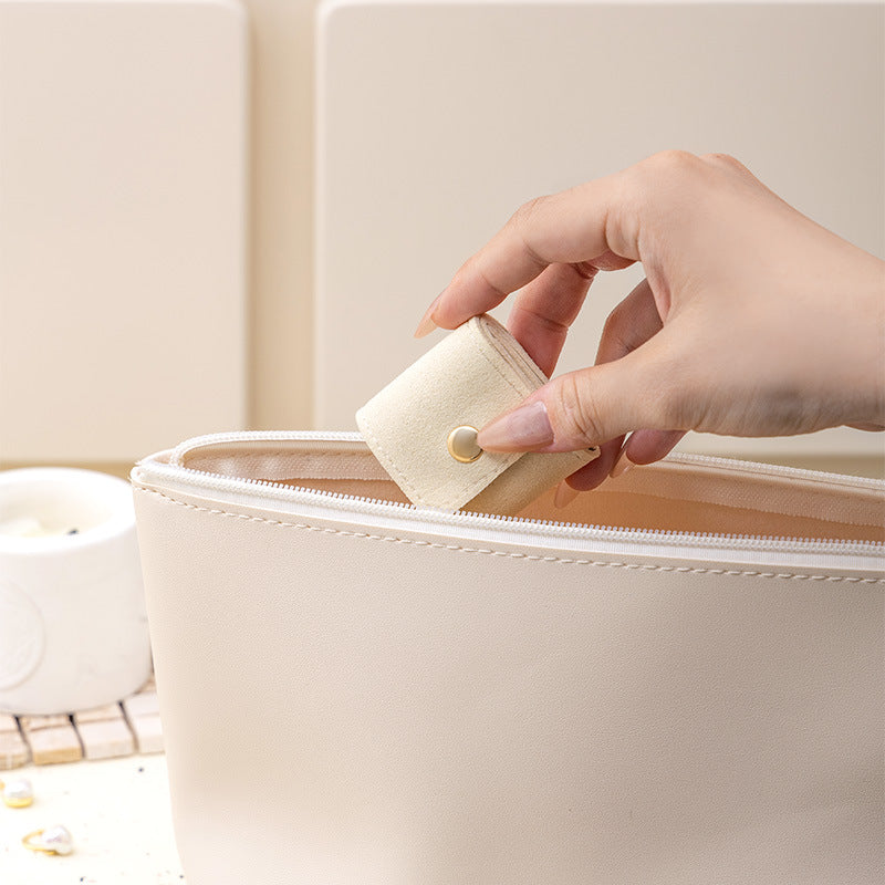 Trendy Solid Color Portable Ring Jewelry Case 6W13HSJ124