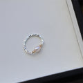Stylish Delicate Silver Beaded - DippedShop Wholesale - #4563