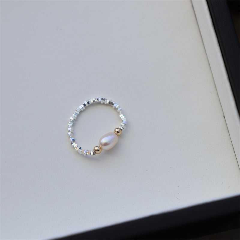 Stylish Delicate Silver Beaded - DippedShop Wholesale - #4563