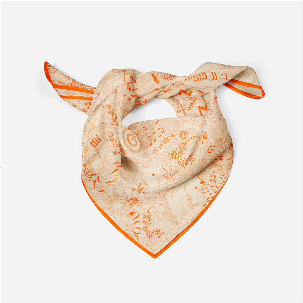 Abstract Universe Silk Scarf - DippedShop Wholesale - #0771