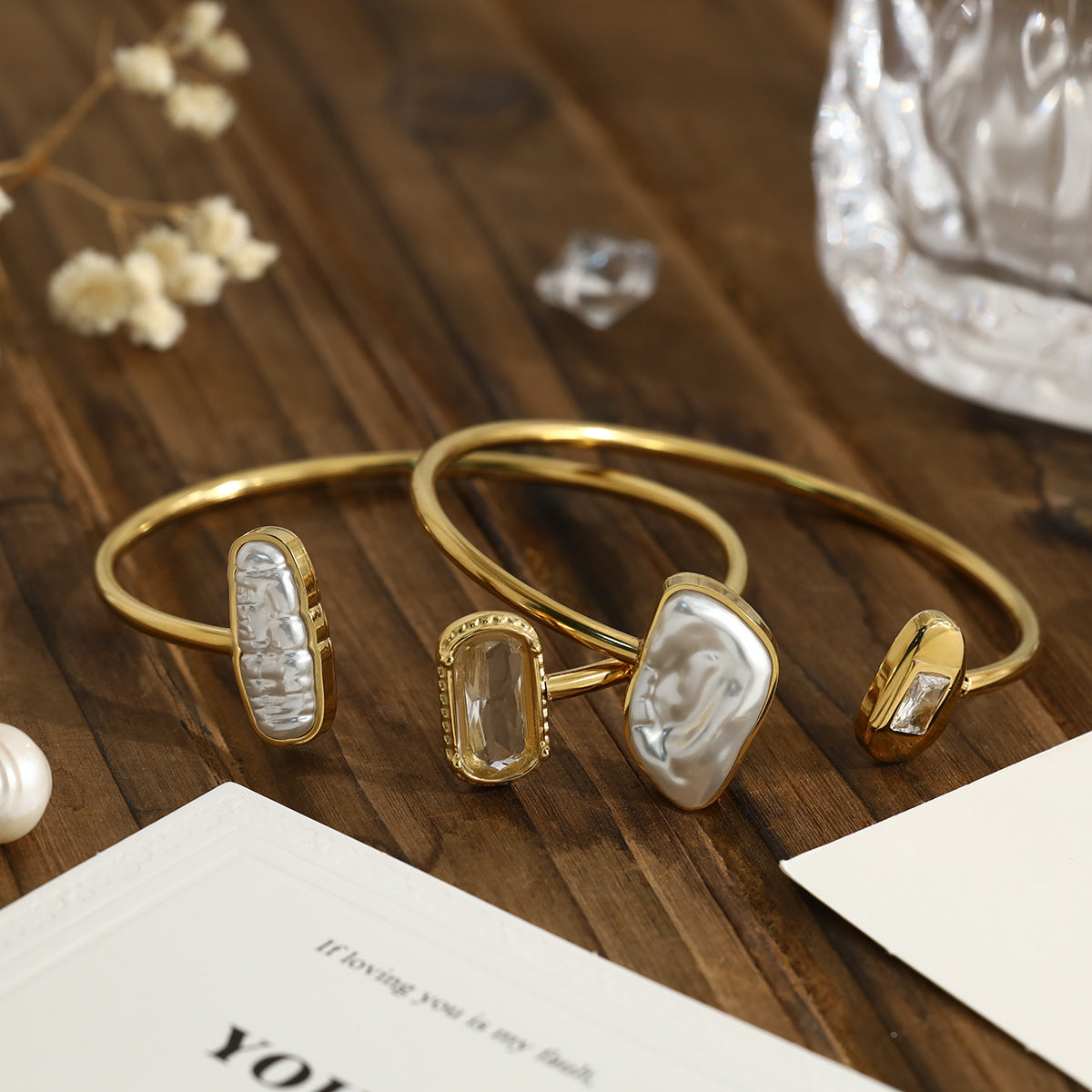 Minimalist Gold Plated Irregul - DippedShop Wholesale - #4419