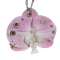 Realistic Phalaenopsis Orchid Keychain Bag Charm 6W10BBC366