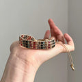 Boho Style Handmade Colorful Beaded Braided Bracelet 6W6JBR363