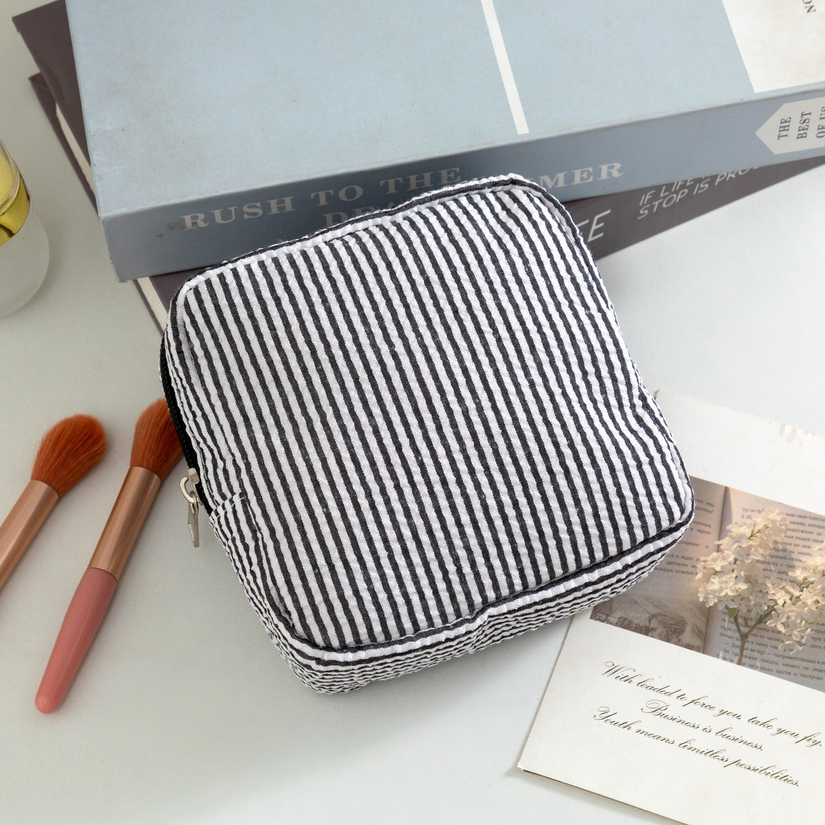 Striped Portable Storage Bag MK2BLW6C5CO77