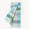 Colorful Plaid Tassel Warm Scarf 6W6NSW275