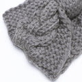 Bowknot Cable Knit Turban Headband - DippedShop Wholesale - #9091