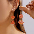 Shell Tassel Drop Earrings - DippedShop Wholesale - #3667