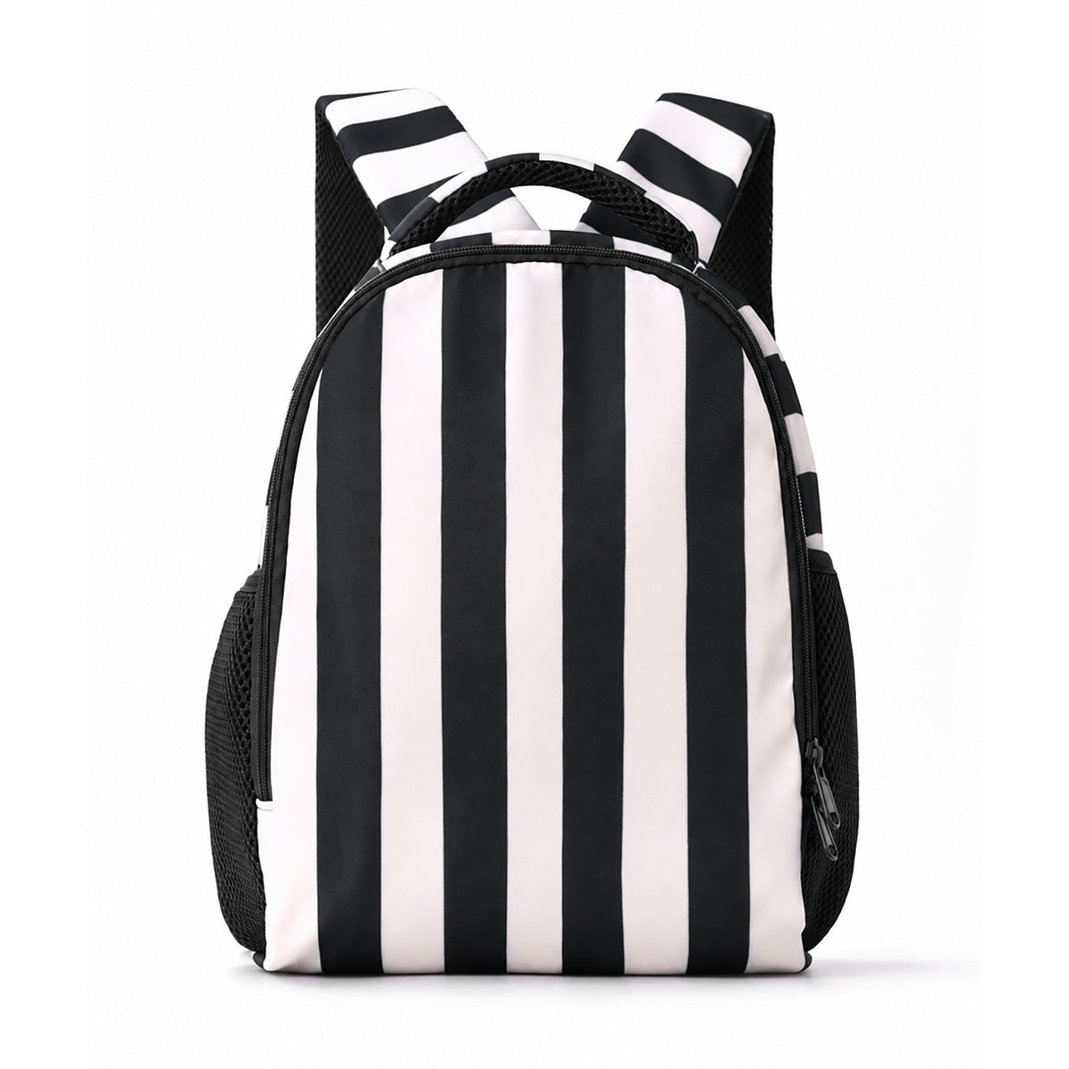 Casual Color Block Striped Large Capacity Backpack 6W10BBG1956