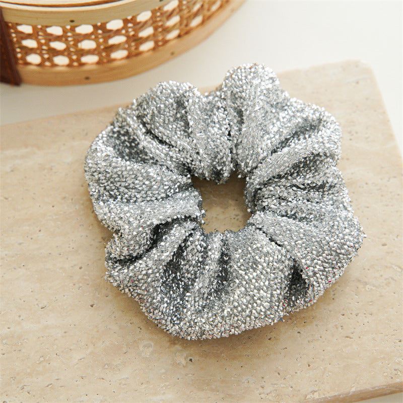 Striped Elastic Hair Scrunchie - DippedShop Wholesale - #8435