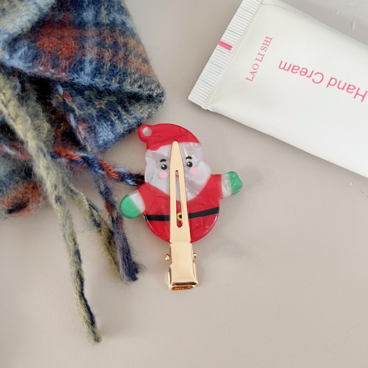 Cute Christmas Tree Duckbill No Crease Hair Clip 6W6HPN101