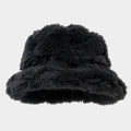 Trendy Faux Fur Warm Fuzzy Bucket Hat 6W6HAT529