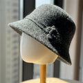 Flower Knit Bucket Hat - DippedShop Wholesale - #1603