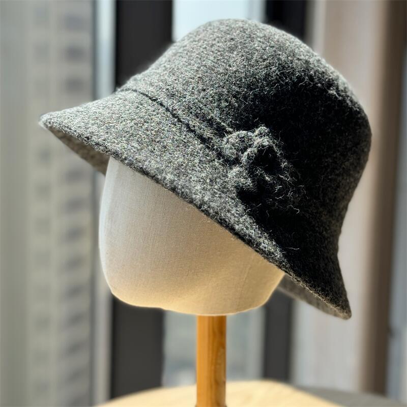 Flower Knit Bucket Hat - DippedShop Wholesale - #1603