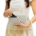 Simple Color Block Square Crossbody Bag 6W10BBG1976