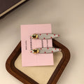 Elegant Oval Gild Duckbill Hair Clip MK2PM6W6HCP10