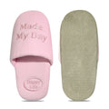 Soft Embroidered Waffle Slippers - DippedShop Wholesale - #1139