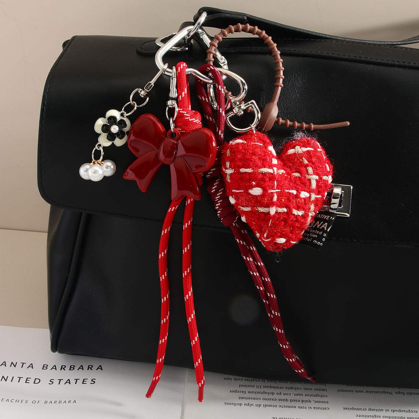 Sweet Love Rope Braided Bag Charms DP25B529