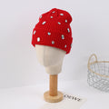 Rhinestone Cuffed Knit Beanie - DippedShop Wholesale - #2515