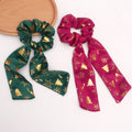 Christmas Hair Scarf Scrunchies - DippedShop Wholesale - #0019