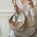 Trendy Crescent Polka Dot Commuter Tote Bag 6W10BBG2472