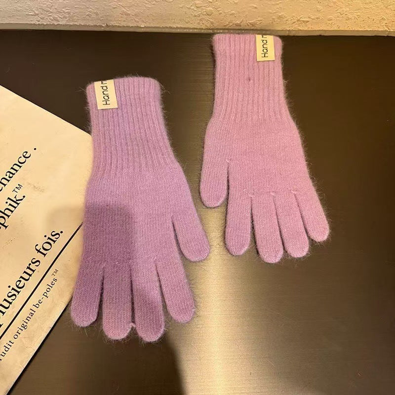 Faux Fur Touchscreen Gloves - DippedShop Wholesale - #5027