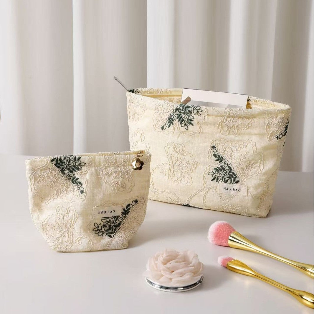 Embroidered Makeup Storage Bag - DippedShop Wholesale - #8451