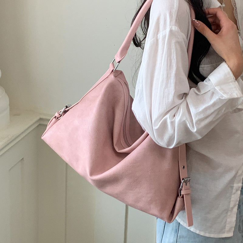 Minimalist Solid Color Large Capacity Underarm Bag 6W10BBG1378