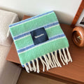 Trendy Color Block Thick Tassel Scarf 6W6NSW304
