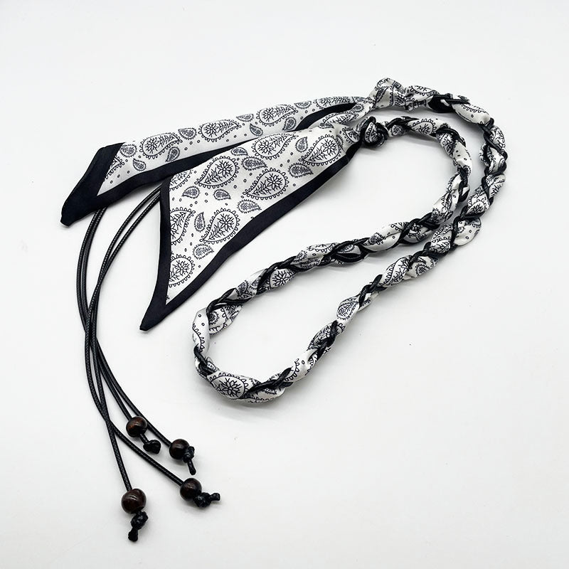 Vintage Paisley Scarf Belt - DippedShop Wholesale - #5379