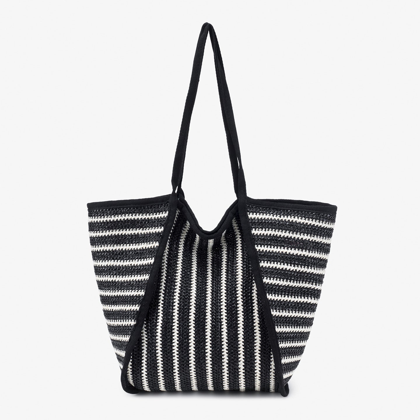 Minimalist Color Block Striped Shoulder Bag 6W10BBG1934