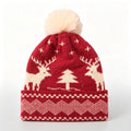 Striped Knit Christmas Beanie - DippedShop Wholesale - #4307
