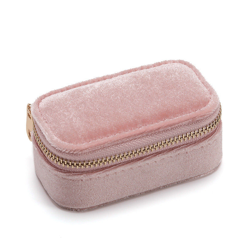 Mini Solid Color Velvet Jewelry Case 8CW6BOB295L