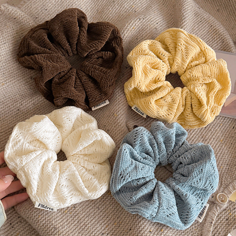 Knit Hair Scrunchie - DippedShop Wholesale - #8051