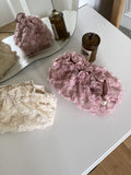 Flower Lace Pearl Cosmetic Bag - DippedShop Wholesale - #6323