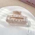 Sparkly Floral Rhinestone Acetate Hair Claw MK2PPM6W6HCP343